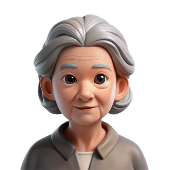 dramatic creative Portrait of an elderly woman with wrinkles and a serene expression, soft window light, in the style of a classical painting 4K png