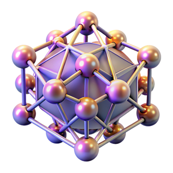 magnificent abstract A quantum computer, represented by a complex lattice of interconnected glowing nodes, scientific style, ethereal lighting high resolution png