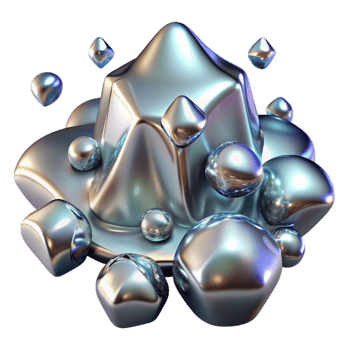 elegant modern A cascade of liquid mercury, reflecting distorted, fragmented images of surrounding light, in a futuristic, cyberpunk style premium png