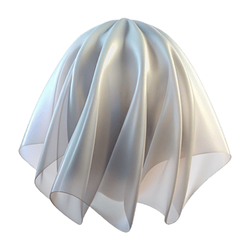 impressive artistic A series of overlapping, translucent veils, creating a soft, diffused light effect, in a delicate, ethereal style professional png