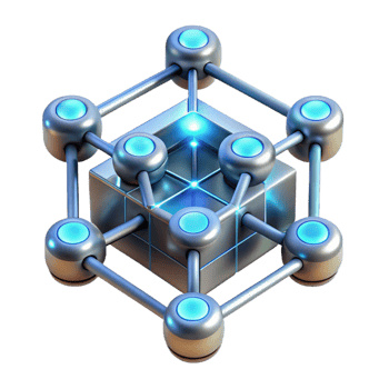 impressive rustic A network of crystalline structures, emitting a soft, inner glow, with sharp, geometric facets, in a futuristic, minimalist style professional png