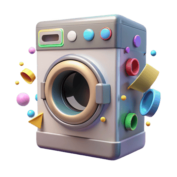 wonderful abstract Dryer Front Load Design Isolated Laundry Appliance png