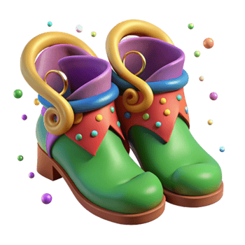 impressive contemporary Elf Shoes Curly Toes Transparent Background genuine png