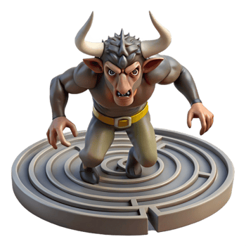elegant rustic A Fearsome Minotaur with the Head of a genuine png