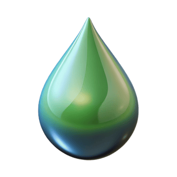 extraordinary contemporary A single, perfect raindrop falling from a leaf, reflecting the surrounding forest. Macro photography, soft lighting premium png