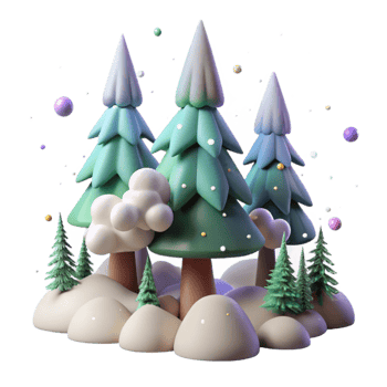 stunning classic Foggy Pine Trees Cutout for Nature Illustrations exclusive png