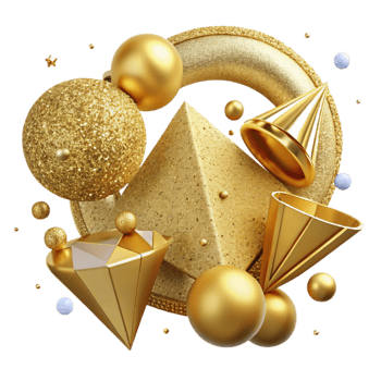 extraordinary vintage Gold Glitter Anniversary Border Design Transparent high resolution png