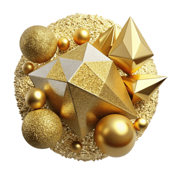 dramatic traditional Gold Glitter Sparkle Texture Isolated for Design detailed png