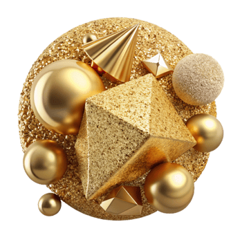 impressive classic Gold Glitter Texture Isolated for Luxury Design high resolution png