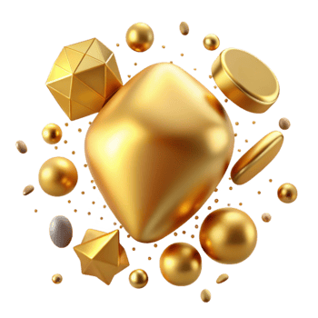 magnificent classic Gold Gradient Mesh Texture Isolated Background professional png