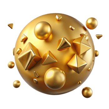 dramatic modern Gold Gradient Mesh Texture Isolated Background genuine png