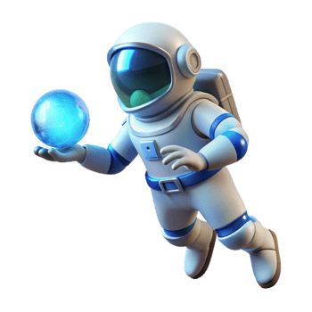 stunning modern A Lone Astronaut Clad in a genuine png