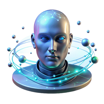 impressive rustic A Holographic Projection of a Human Face premium png