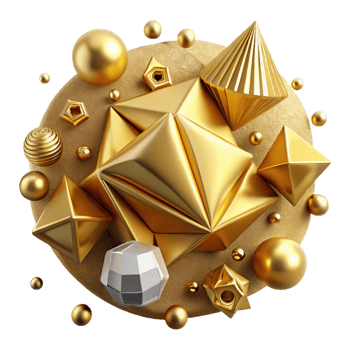 extraordinary rustic Gold Texture Geometric Pattern Cutout Design genuine png
