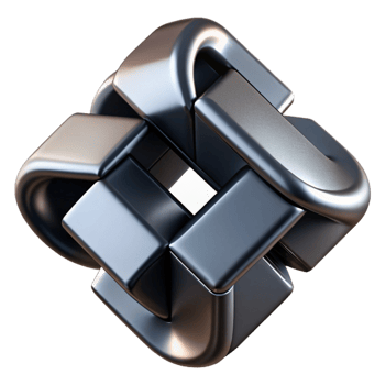 magnificent rustic Interlocking Geometric Shapes of Brushed premium png