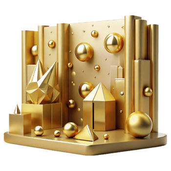 elegant modern Gold Texture Wall Background Cutout Architecture detailed png