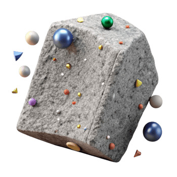 serene classic Granite Stone Texture Slab Isolated for Design Mockups high quality png