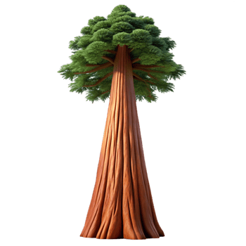 magnificent artistic A Giant Sequoia Tree Reaching Towards the exclusive png