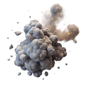 vibrant traditional Gray Smoke Trail Isolated for Motion Graphics authentic png