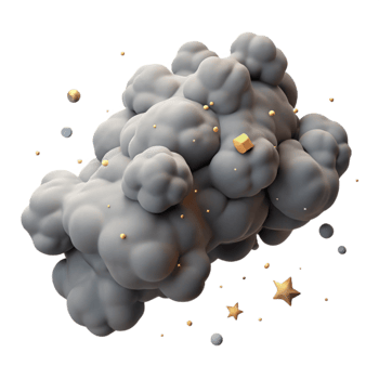 stunning rustic Gray Smoke Trail Isolated for Motion Graphics png