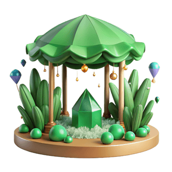stunning minimalist Green Canopy Nature Photography Isolated high resolution png
