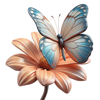 wonderful artistic Butterfly on a original png