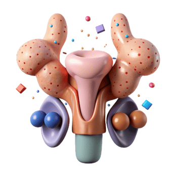 impressive classic Human Pituitary Gland Anatomy Isolated for Hormone Regulation png