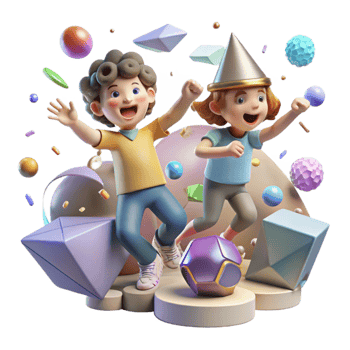 extraordinary modern Impressionist Children Playing Cutout original png