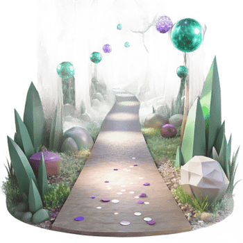 extraordinary traditional Impressionist Forest Path with Sunlight Transparent high quality png