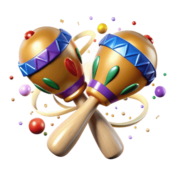 impressive rustic Maracas Pair Shaking Rhythm Cutout original png