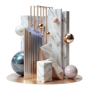 elegant abstract Marble Texture Vertical Composition for Mobile Design Transparent Background high resolution png