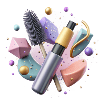 elegant creative Mascara Brush Defined Lashes Cutout for Beauty Product s high resolution png