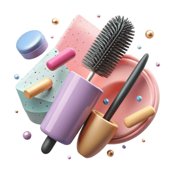 impressive artistic Mascara Brush Defined Lashes Cutout for Beauty Product s png
