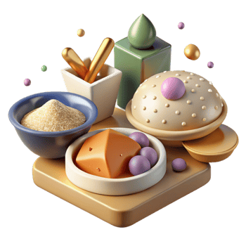 extraordinary vintage Meal Kit Prepared Ingredients Isolated for Food Subscription Services high quality png