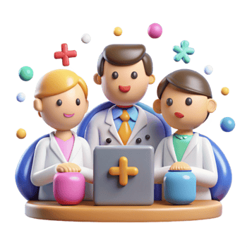 impressive contemporary Medical Conference Doctors Meeting Icon Transparent Background high quality png