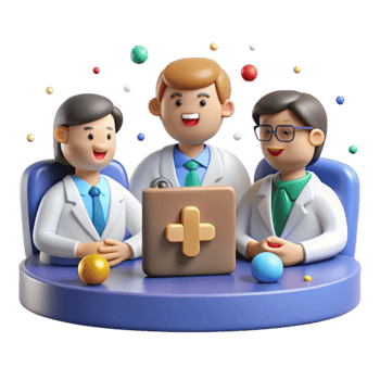 impressive abstract Medical Conference Doctors Meeting Icon Transparent Background premium png