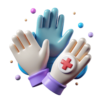 wonderful minimalist Medical Gloves Protection Icon Transparent for Healthcare Use genuine png
