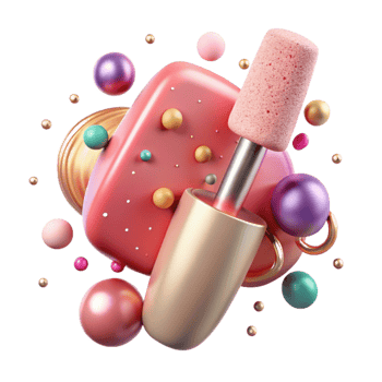 magnificent artistic Nail Polish Brush Precise Strokes Cutout for Manicure Art genuine png