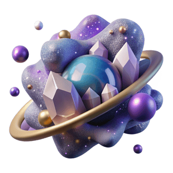 dramatic minimalist Nebula Galaxy Graphic Cutout for Advertising Materials detailed png