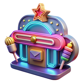 magnificent abstract Neon Sign Retro Diner Cutout for Food Illustration original png