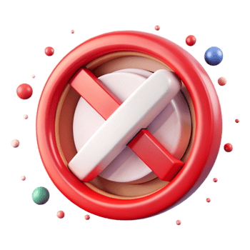 elegant modern No Entry Sign Red White Bar Circle Cutout for Security genuine png