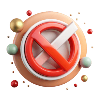 vibrant abstract No Entry Sign Red White Bar Circle Cutout for Security authentic png