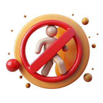 magnificent vintage No Pedestrian Sign Red Circle Walking Figure Isolated Safety premium png