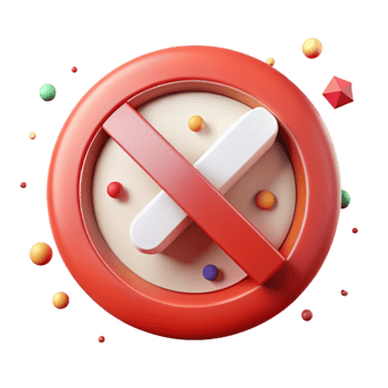 dramatic contemporary No Standing Sign Red White Text Circle Cutout for Parking genuine png