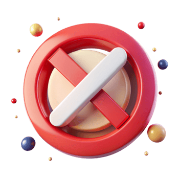 wonderful minimalist No Standing Sign Red White Text Circle Cutout for Parking png