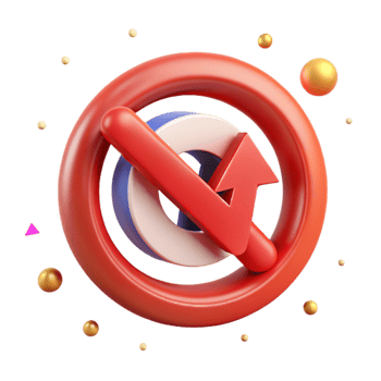 stunning creative No U Turn Sign Red Circle Arrow Cutout for Traffic Control genuine png