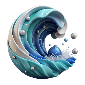 magnificent minimalist Ocean Wave Abstract Shape Cutout for Contemporary Art png