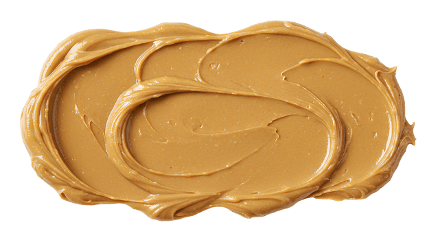 Delicious peanut butter spread isolated on transparent background, perfect for branding, packaging, and recipe visuals png