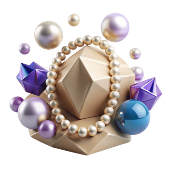 extraordinary modern Pearl Necklace Classic Strand Cutout for Bridal Lookbooks professional png
