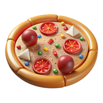 stunning minimalist Pizza with Pepperoni Transparent for Pizza Menu genuine png